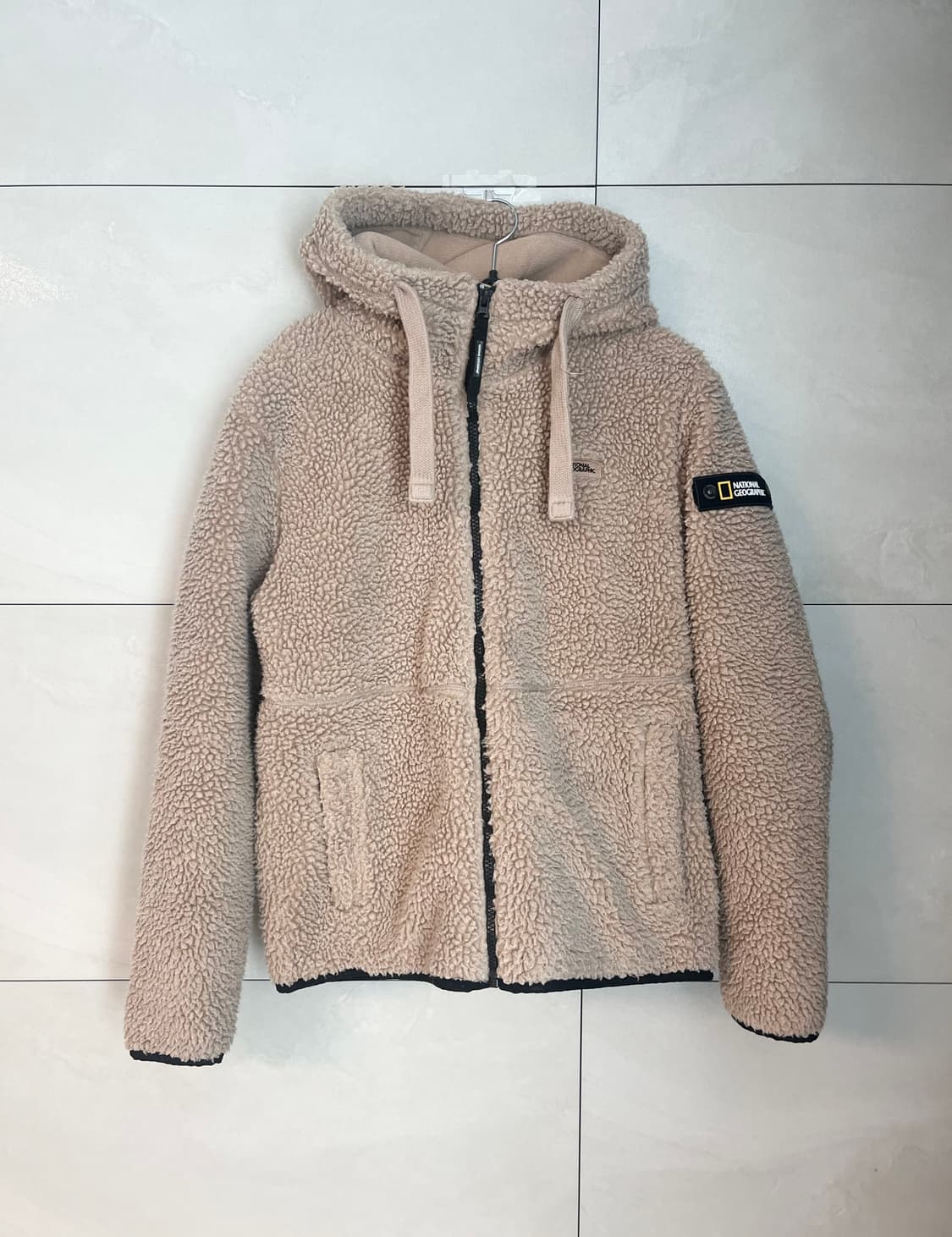 내셔널지오그래픽 뽀글이 후리스 후드집업 [S] 상품이미지1