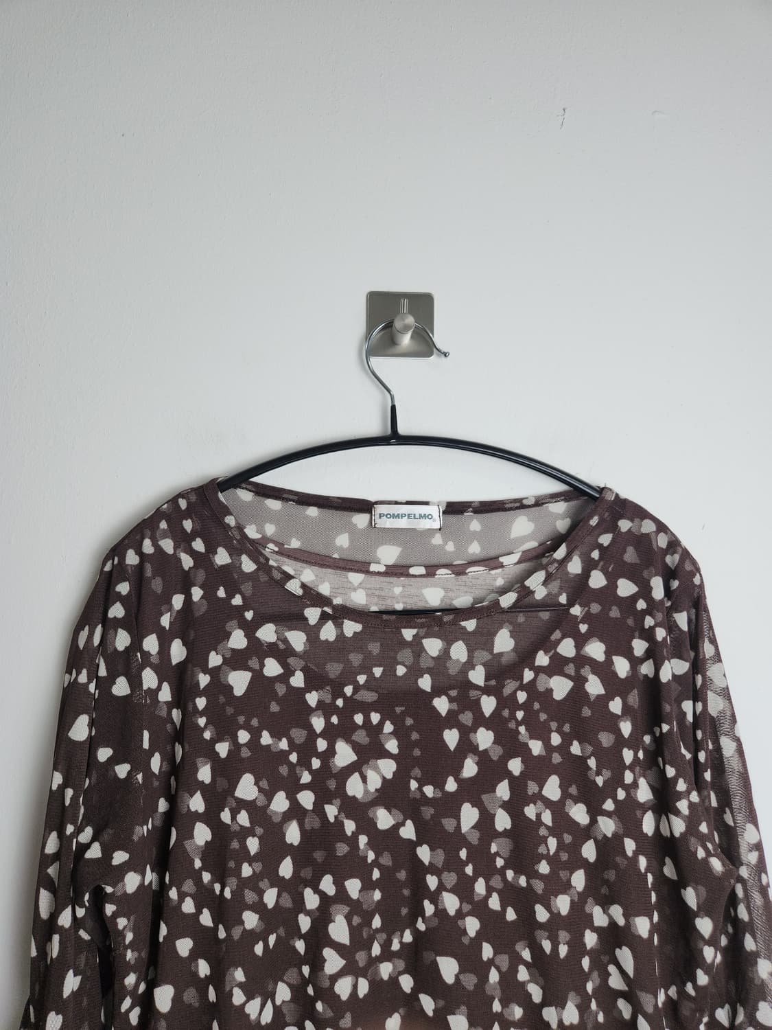 메쉬 하트 롱슬리브 탑 상품이미지7