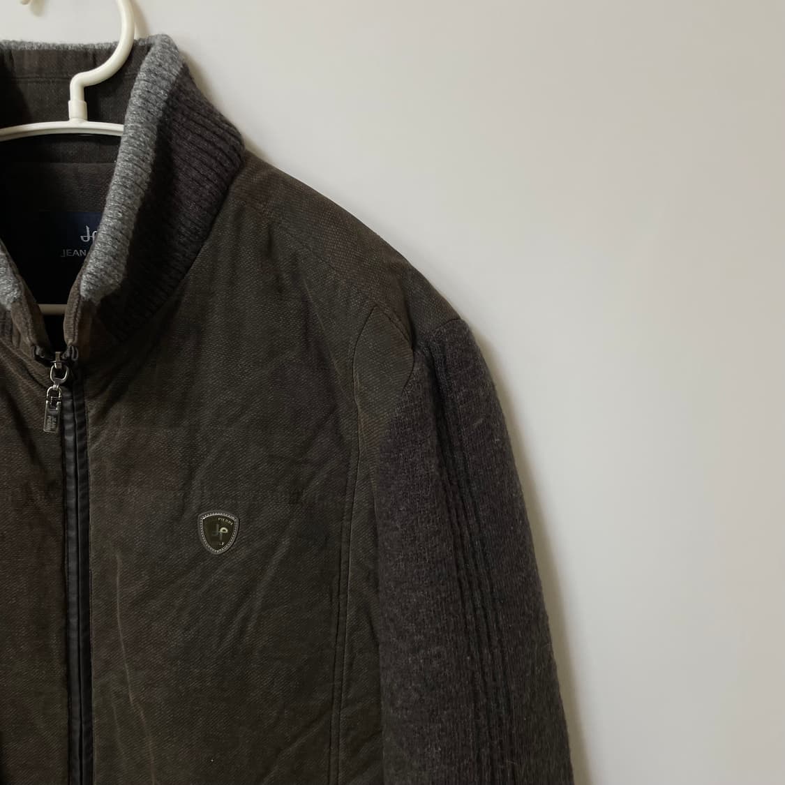 [ M ] 쟌피엘 와펜 양털내피 니트 집업자켓 상품이미지3