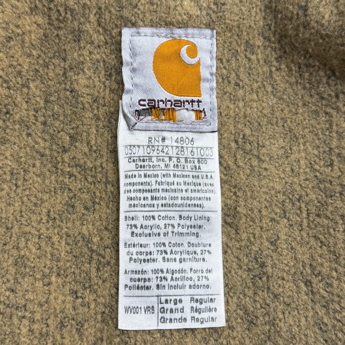 [L] 칼하트 쉐르파 덕 베스트 자켓 상품이미지8