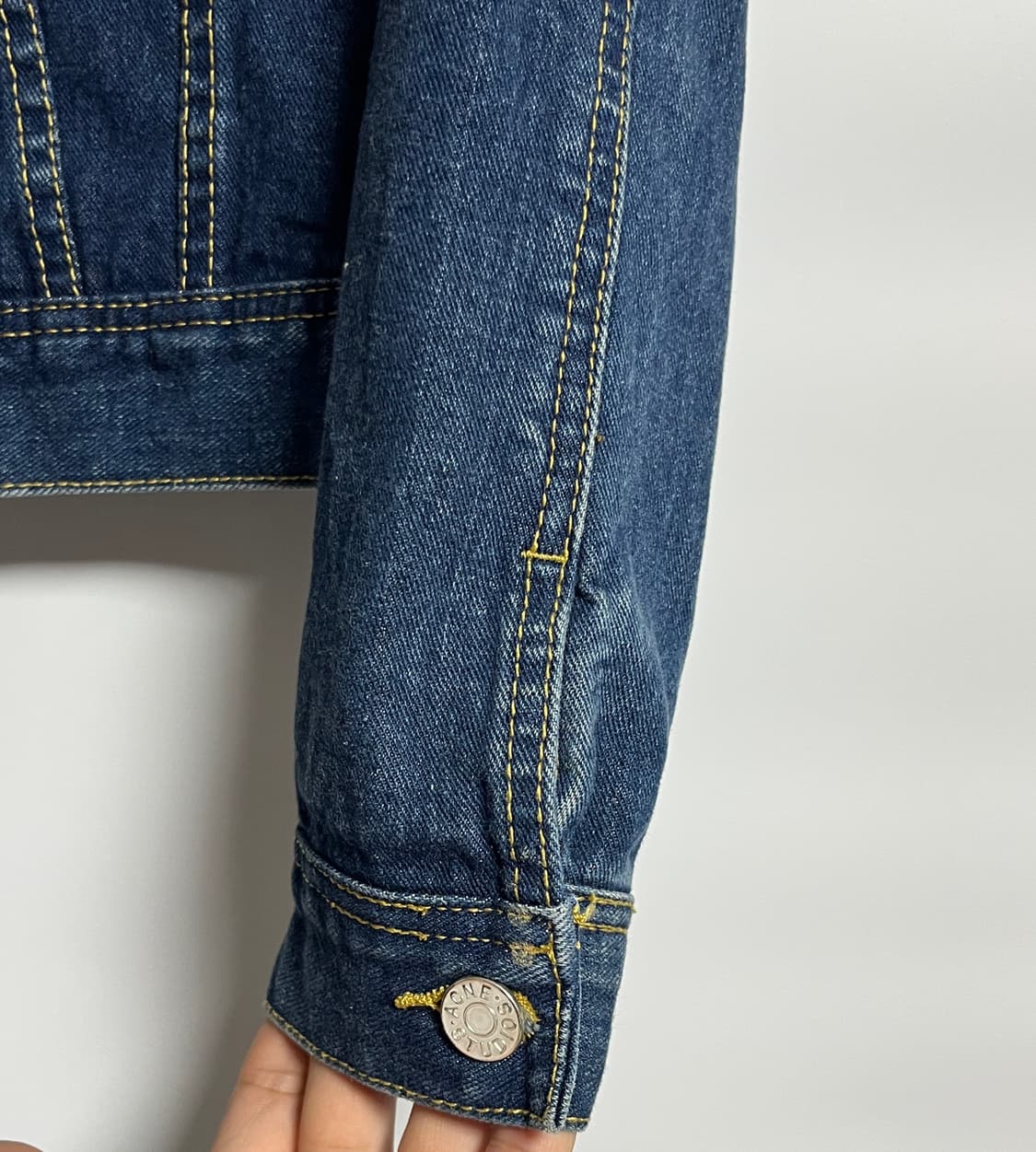 아크네스튜디오 크롭 중청 데님 청자켓 S 상품이미지2