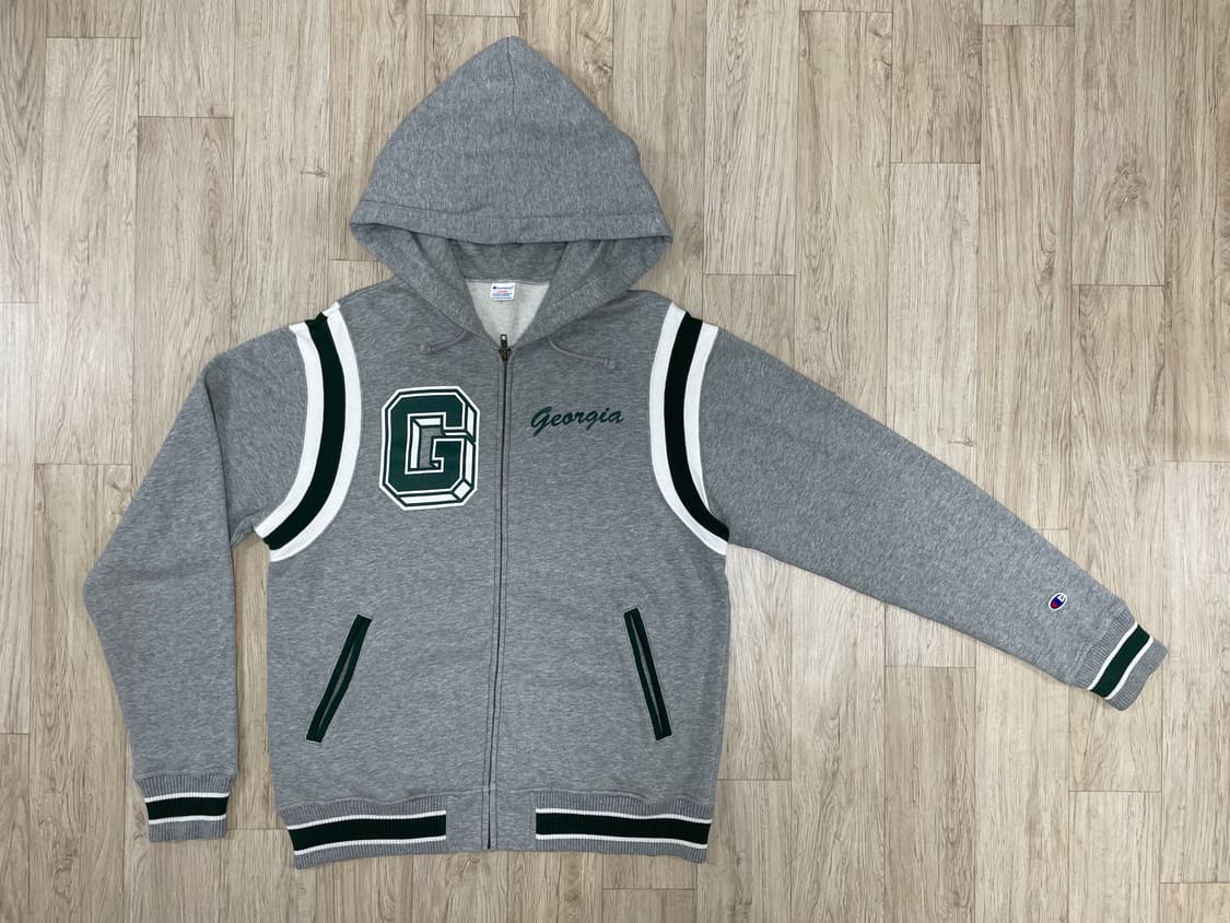 100~105) 80's 복각 챔피온 재팬 후드집업(RRL&LVC&폴로) 상품이미지1