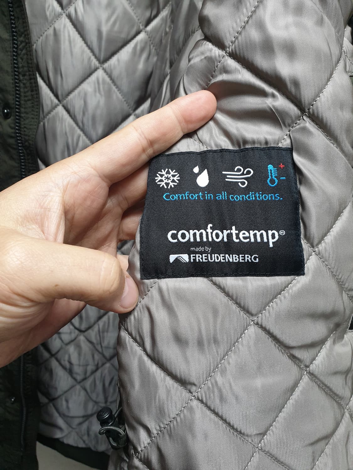 [남105] 닥스 경량패딩자켓 카키 상품이미지6