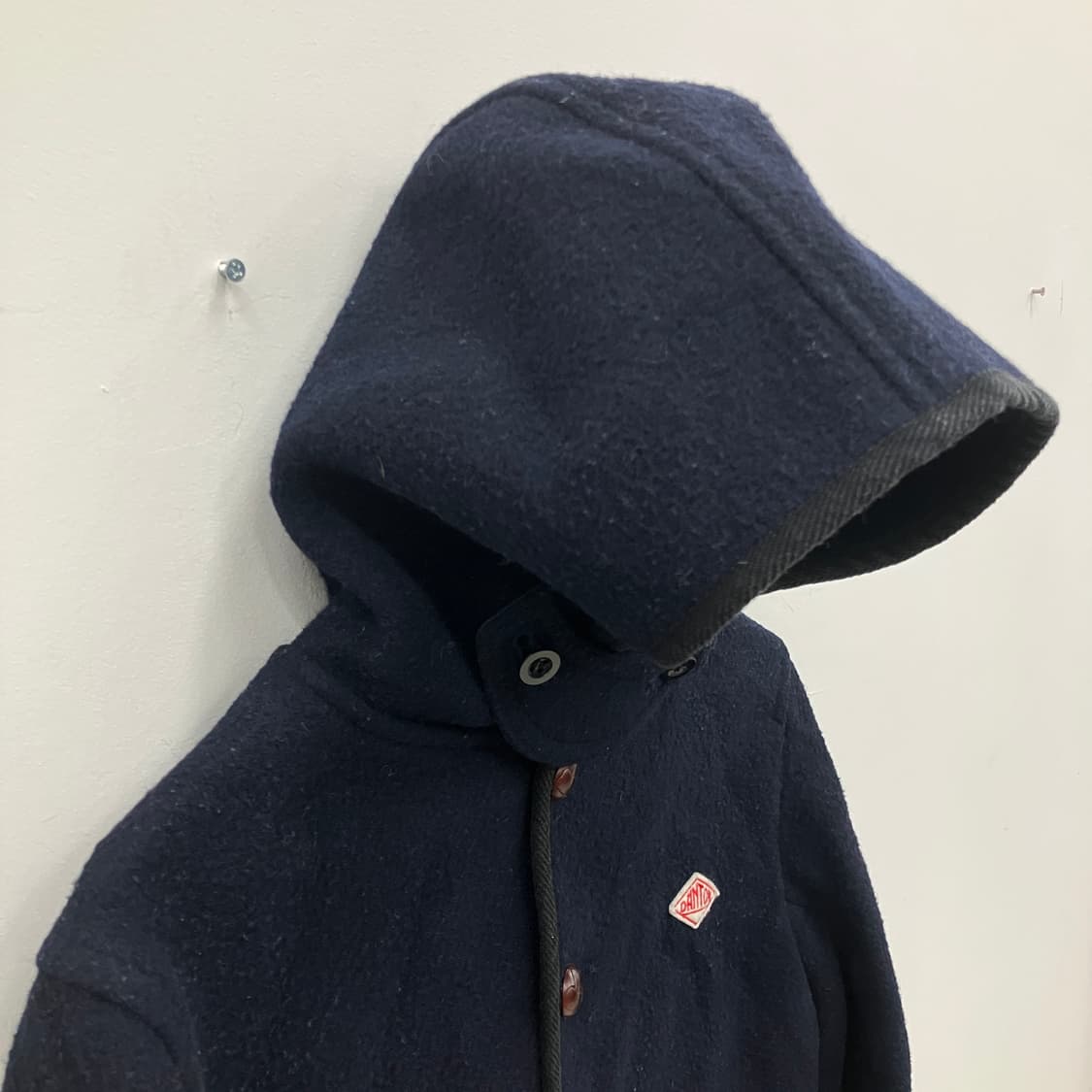 단톤 네이비 후드 더플 코트 36 상품이미지4