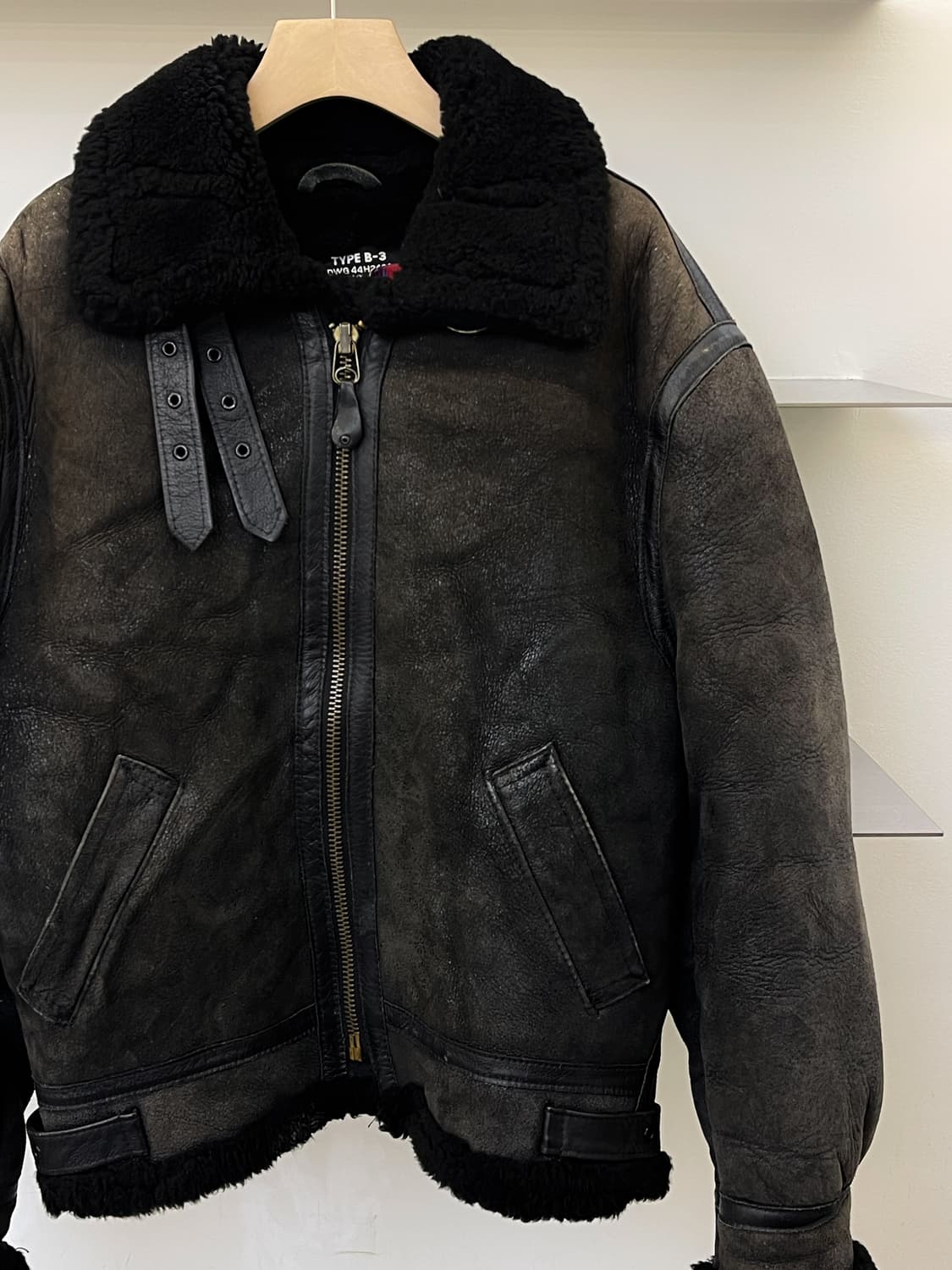 쇼트 Bros USAF 타입-3 무스탕 상품이미지3