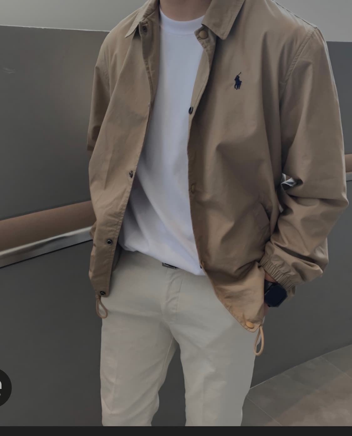 폴로 랄프로렌 코치 자켓 베이지 M 폴로자켓 상품이미지2