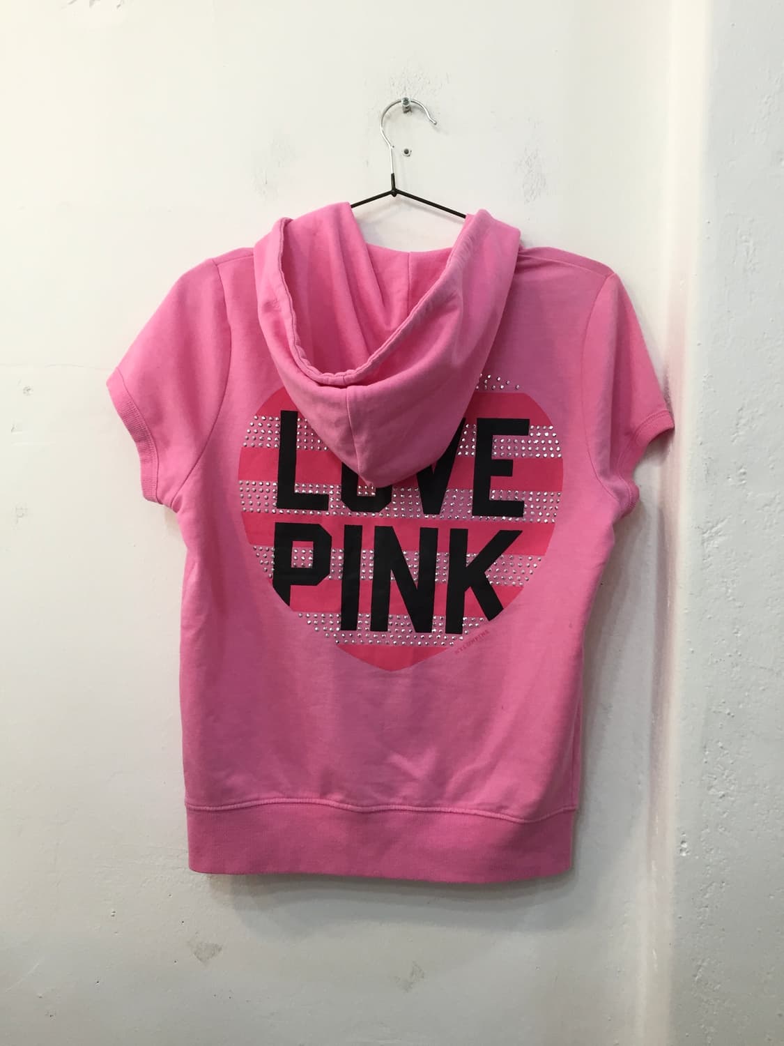 PINK 핑크 반팔 후드집업 상품이미지8