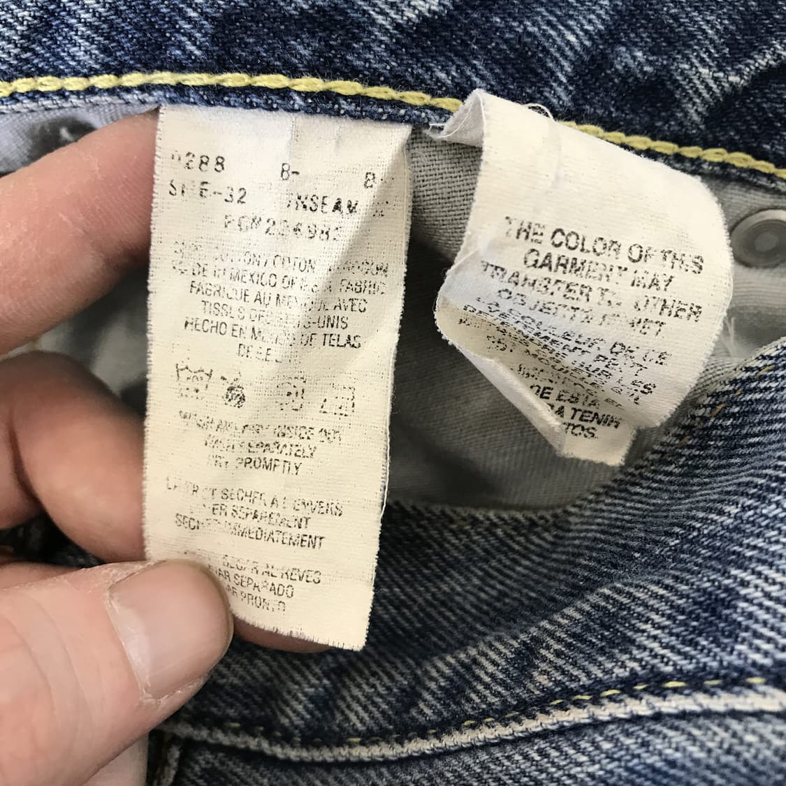 타미힐피거 90s Y2K 올드스쿨 데님팬츠 [32] 상품이미지7