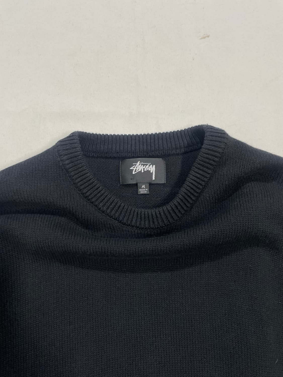 스투시 SS링크 스웨터 블랙 상품이미지4