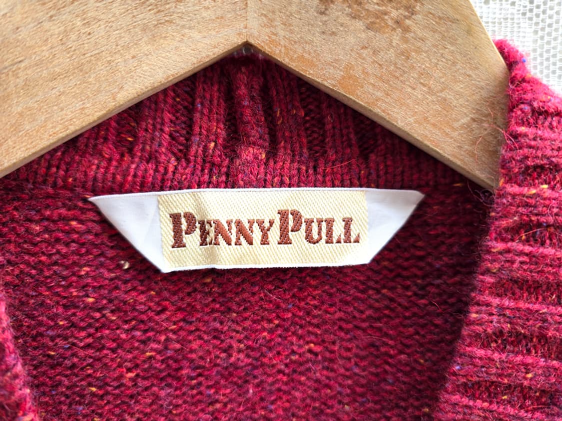 페니 풀 아가일 가디건 (made in italy) 상품이미지4