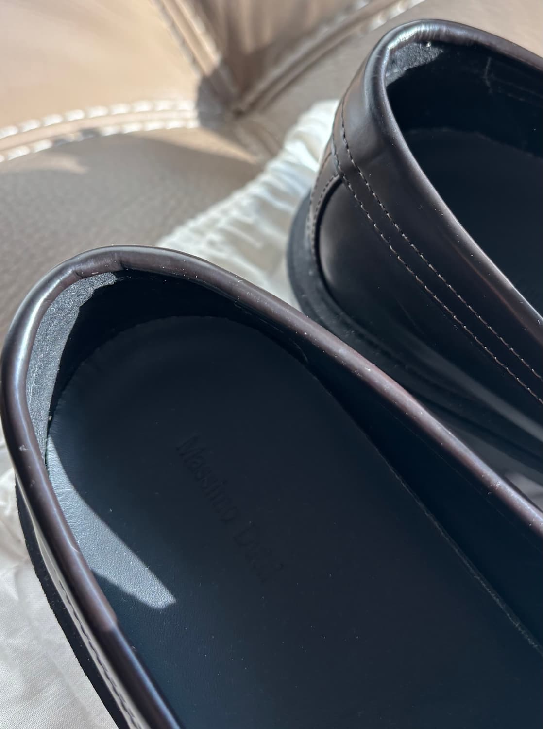 마시모두띠 레더 페니 로퍼 42(270) 상품이미지6