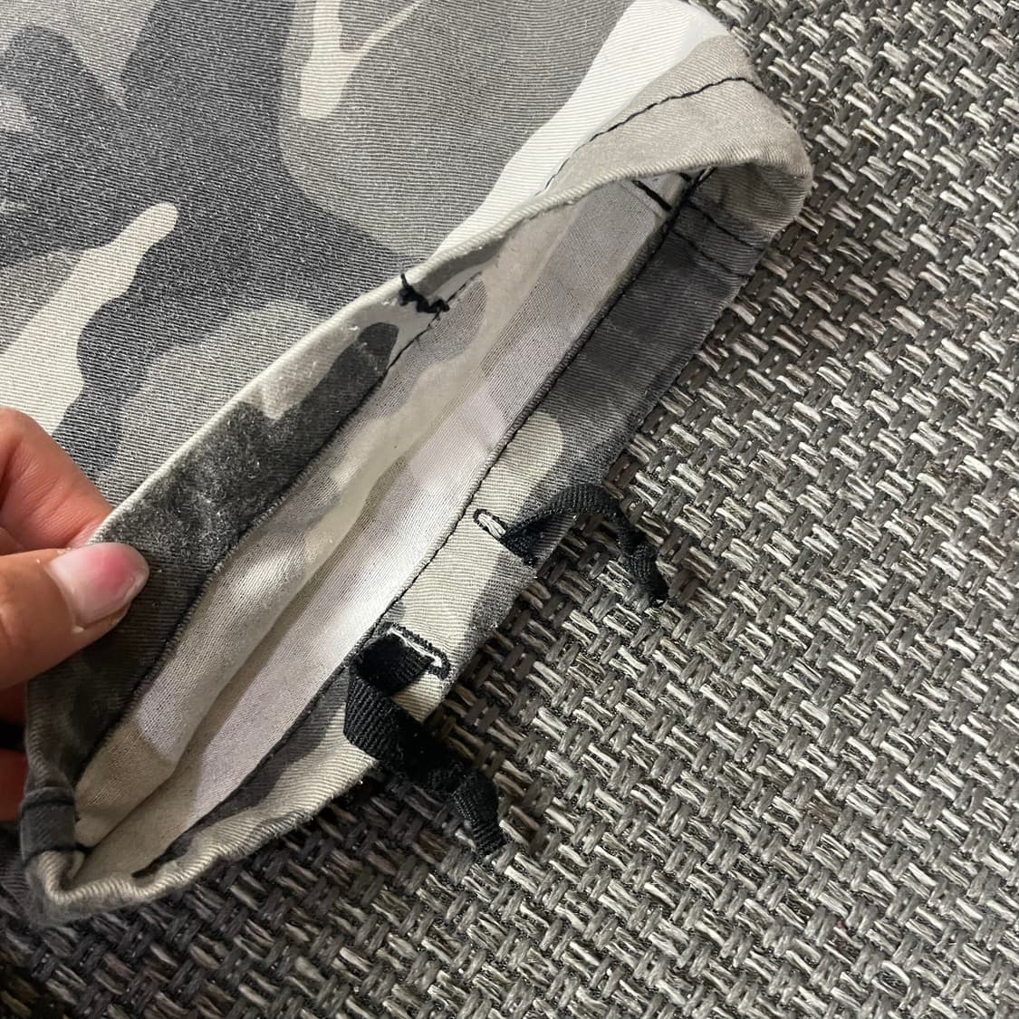 (27) 오리지널 빈티지 그레이 카모 밀리터리 카고팬츠 상품이미지8