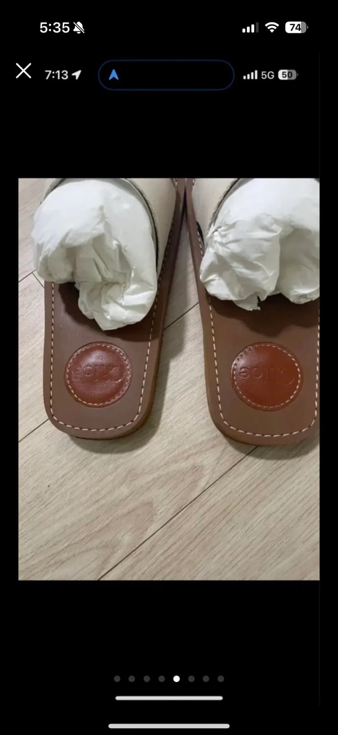 끌로에 우디 슬리퍼 뮬 플랫 상품이미지3