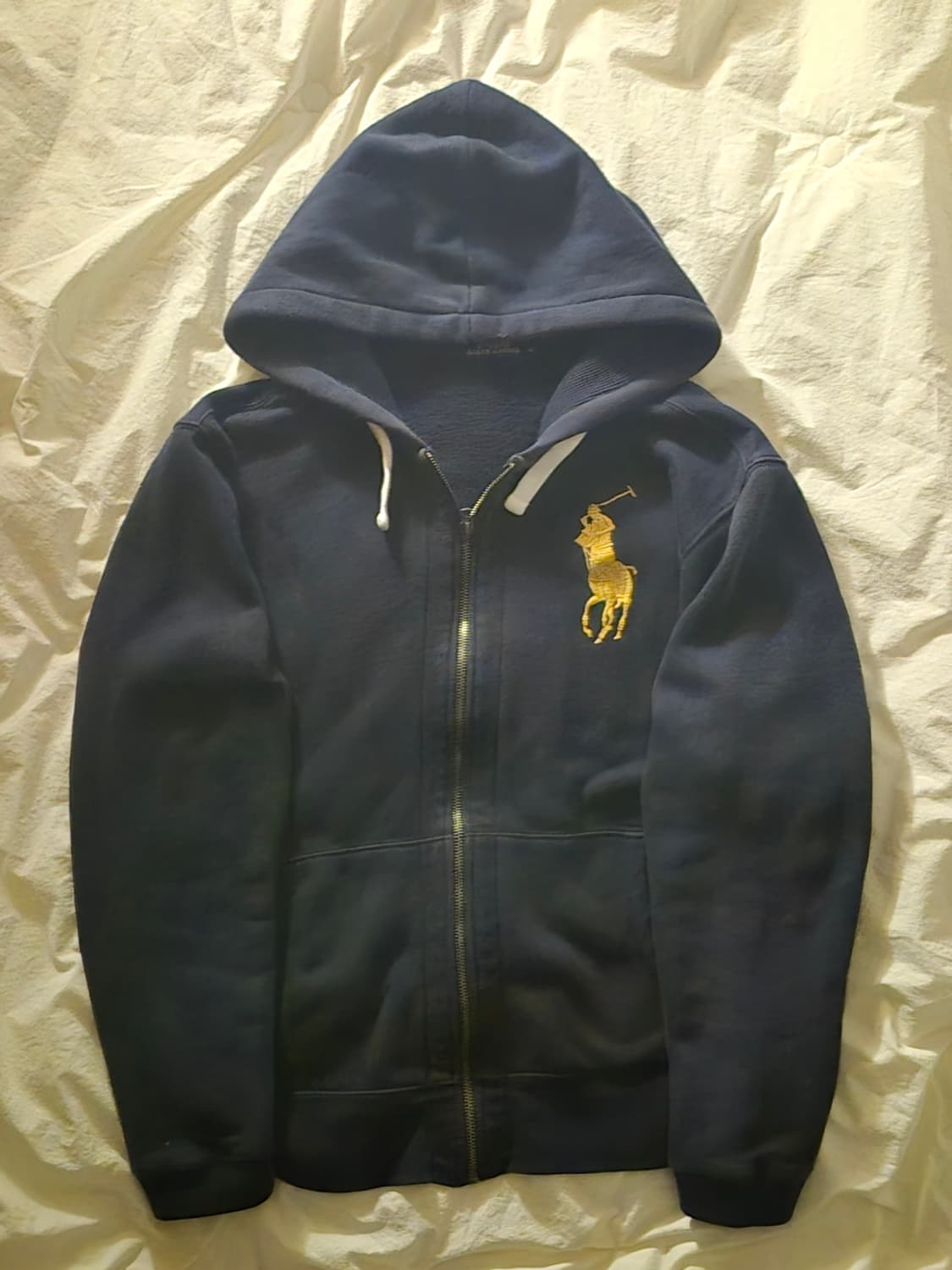 폴로 빅포니 후드집업 남색 상품이미지1