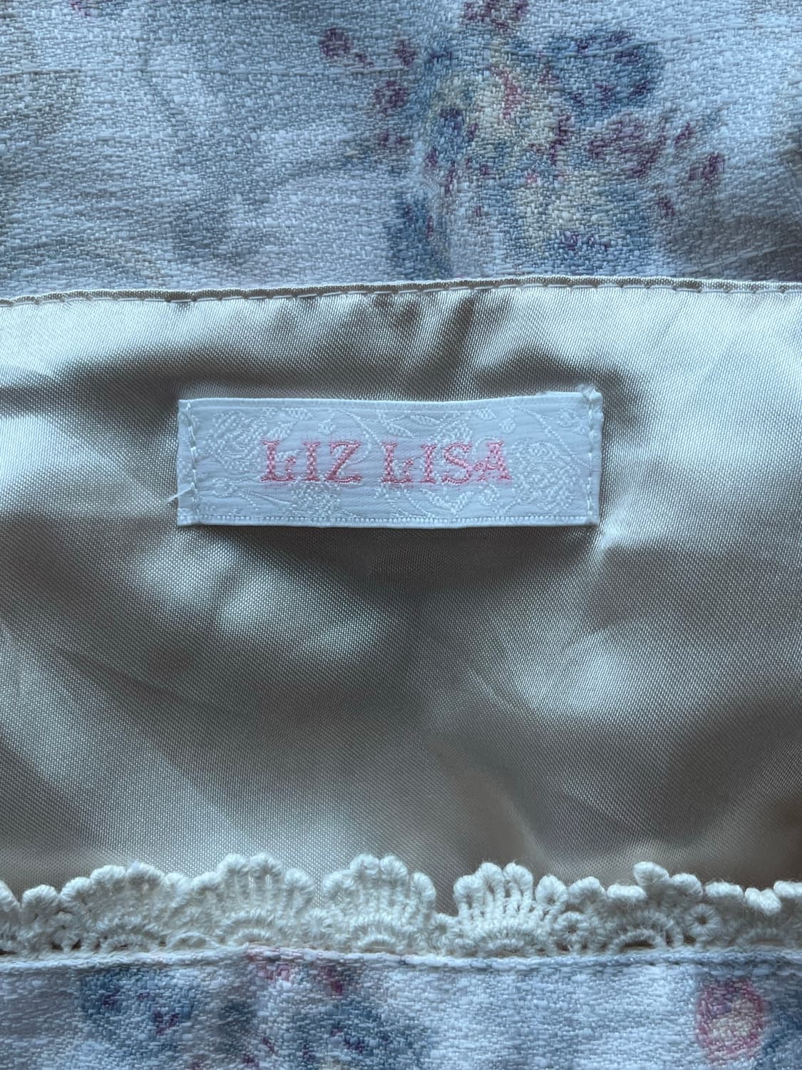 리즈리사 플라워 프릴 리본 원피스 상품이미지8