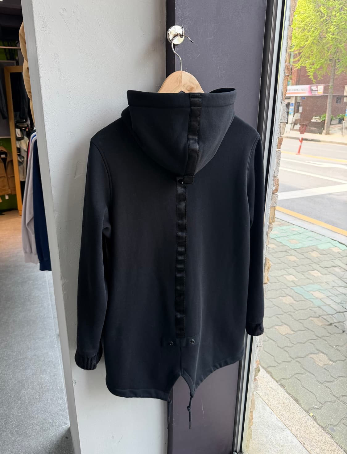 S/ 디젤 멀티버클 프론트로고 기모 후드집업 상품이미지6