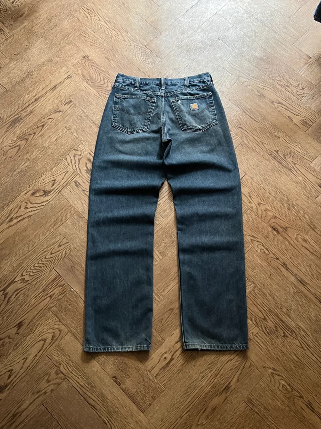 [32]칼하트 USA 빈티지 워싱 워크 데님 팬츠 상품이미지1