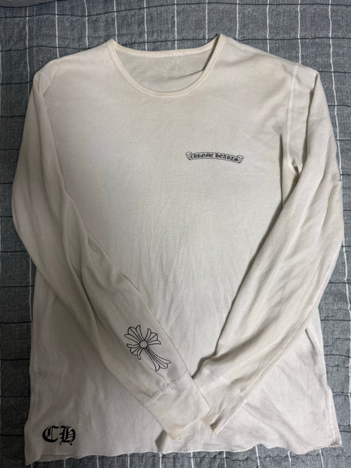 크롬하츠 크로스 와플 롱슬리브 XL 사용감있음  상품이미지1