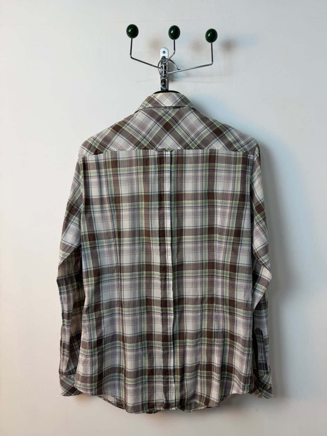 돌체앤가바나 체크 웨스턴 셔츠 상품이미지5