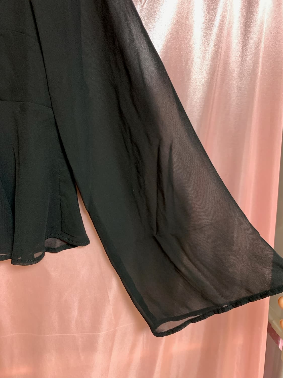 H&m 블랙 시스루 블라우스 갸루 펑크 공겜여주 상품이미지3