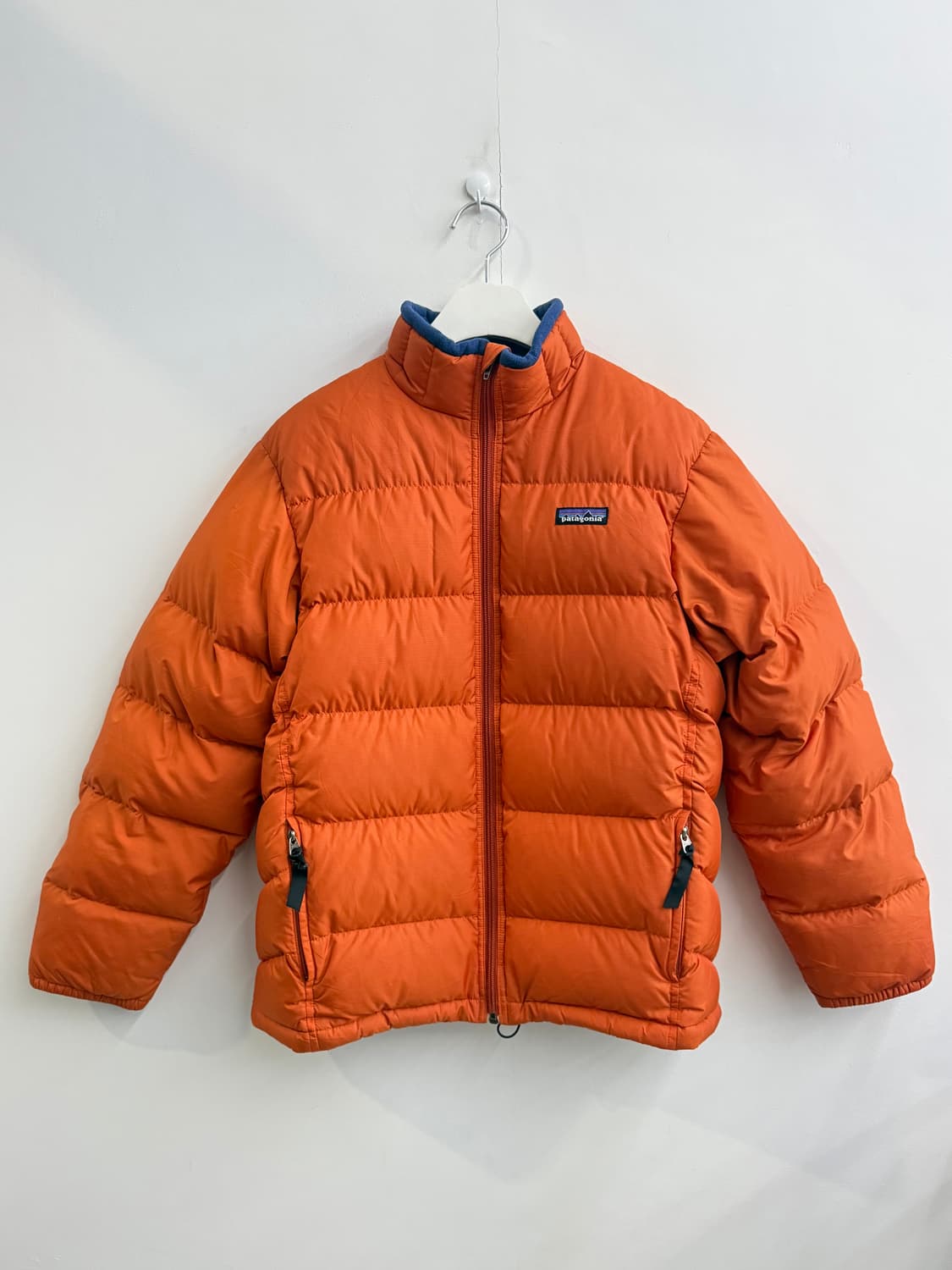 파타고니아 오렌지 구스다운 숏패딩 점퍼 상품이미지5
