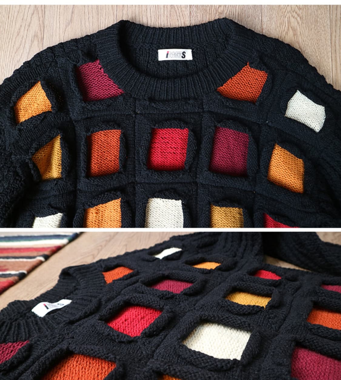 80~90S issey miyake I.S 이세이 미야케 is 빈티지니트 상품이미지3