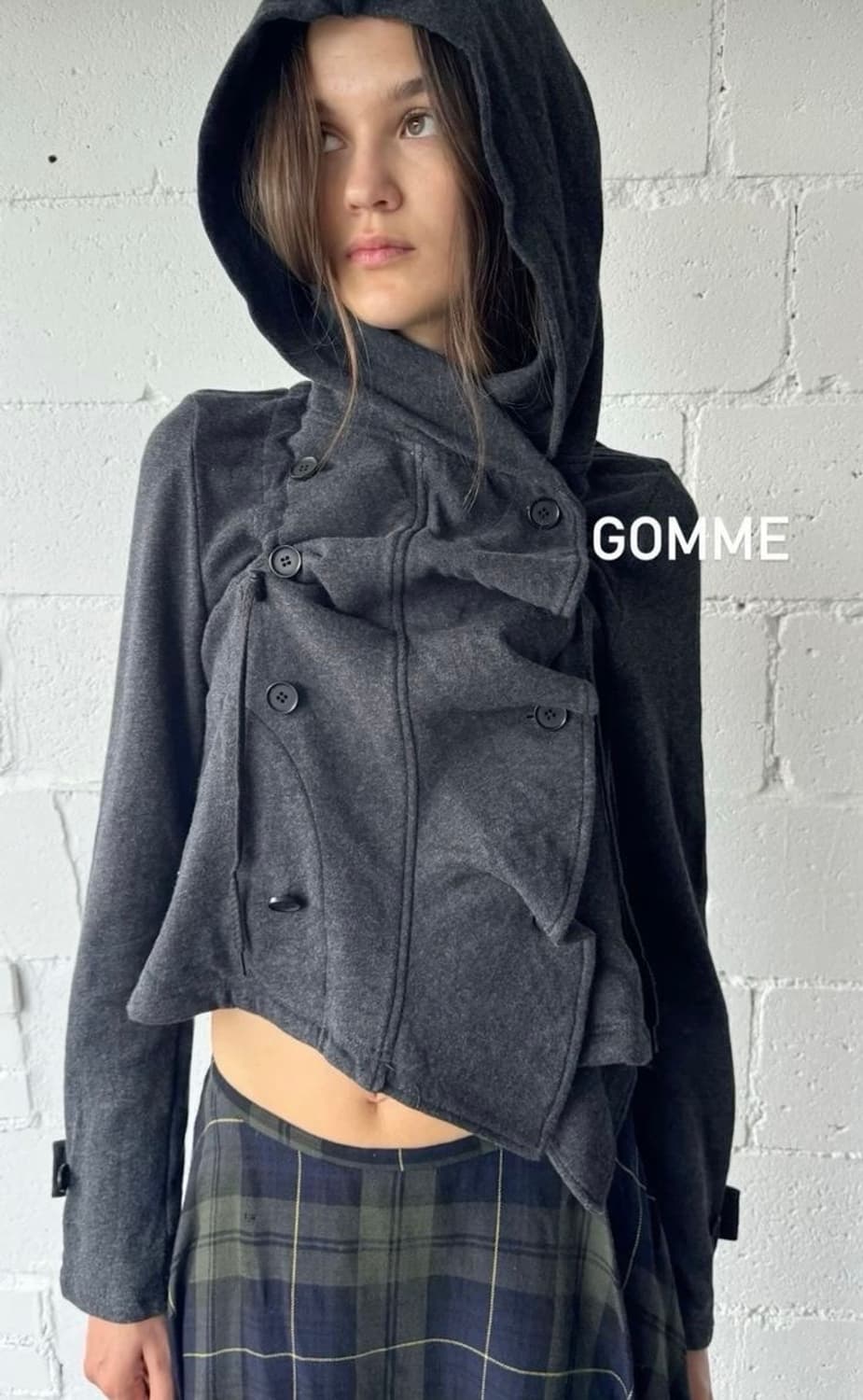 gomme shirring hoodie 상품이미지1