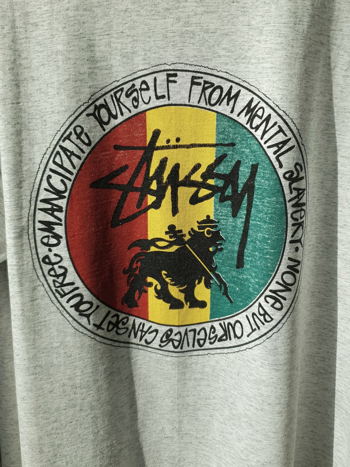 80s STUSSY print tee 상품이미지10