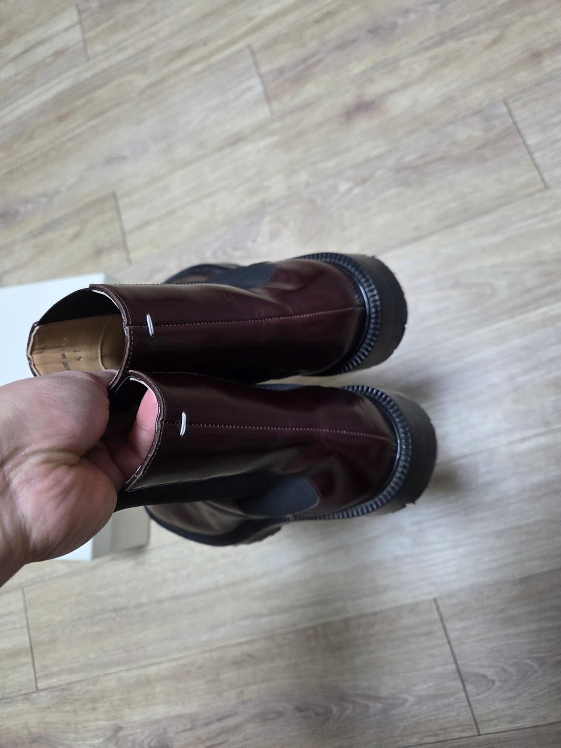 메종마르지엘라 타비 부츠 버건디 41 상품이미지5