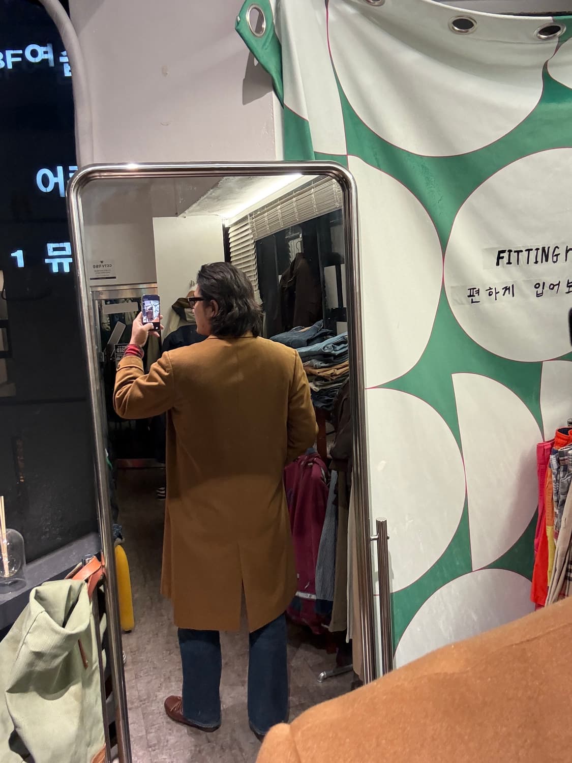 Crombie 카멜 싱글 3 버튼 롱코트 상품이미지8