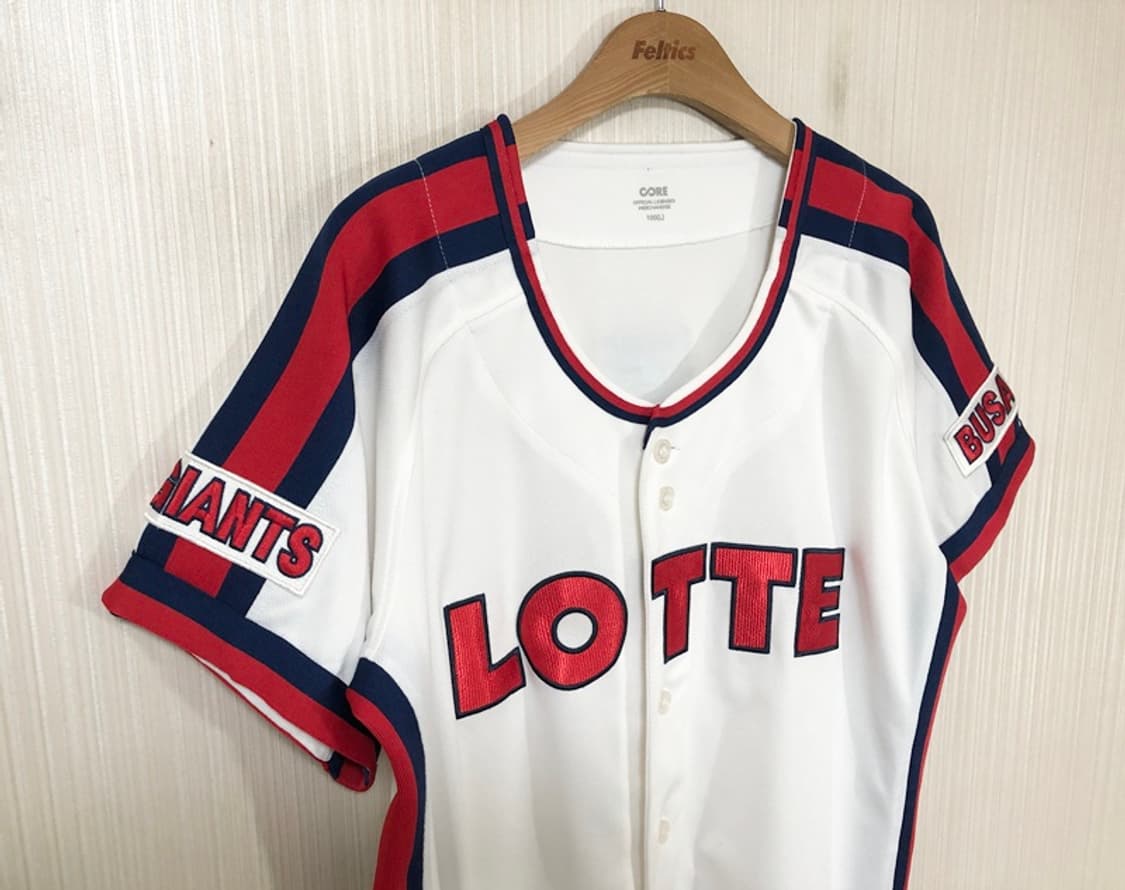 KBO CORE 롯데자이언츠 챔피언홈 어센틱유니폼 L #91 윤동희 상품이미지6