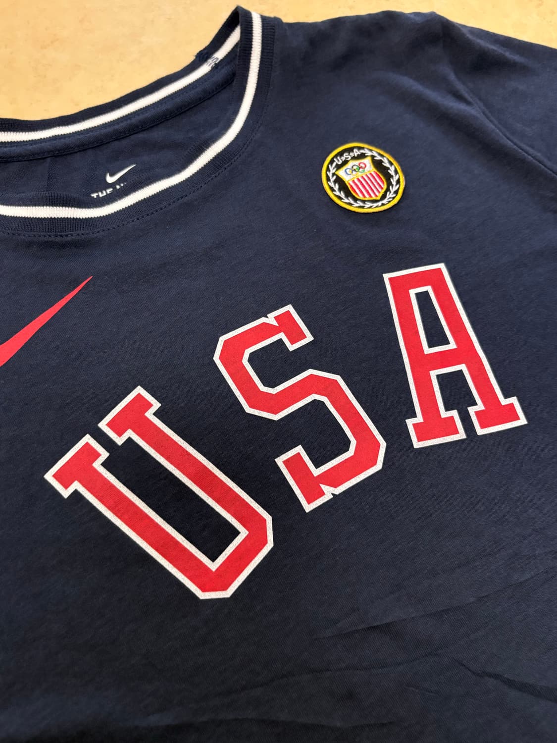 나이키 팀USA 올림픽 반팔티 네이비 여성용 L 상품이미지2