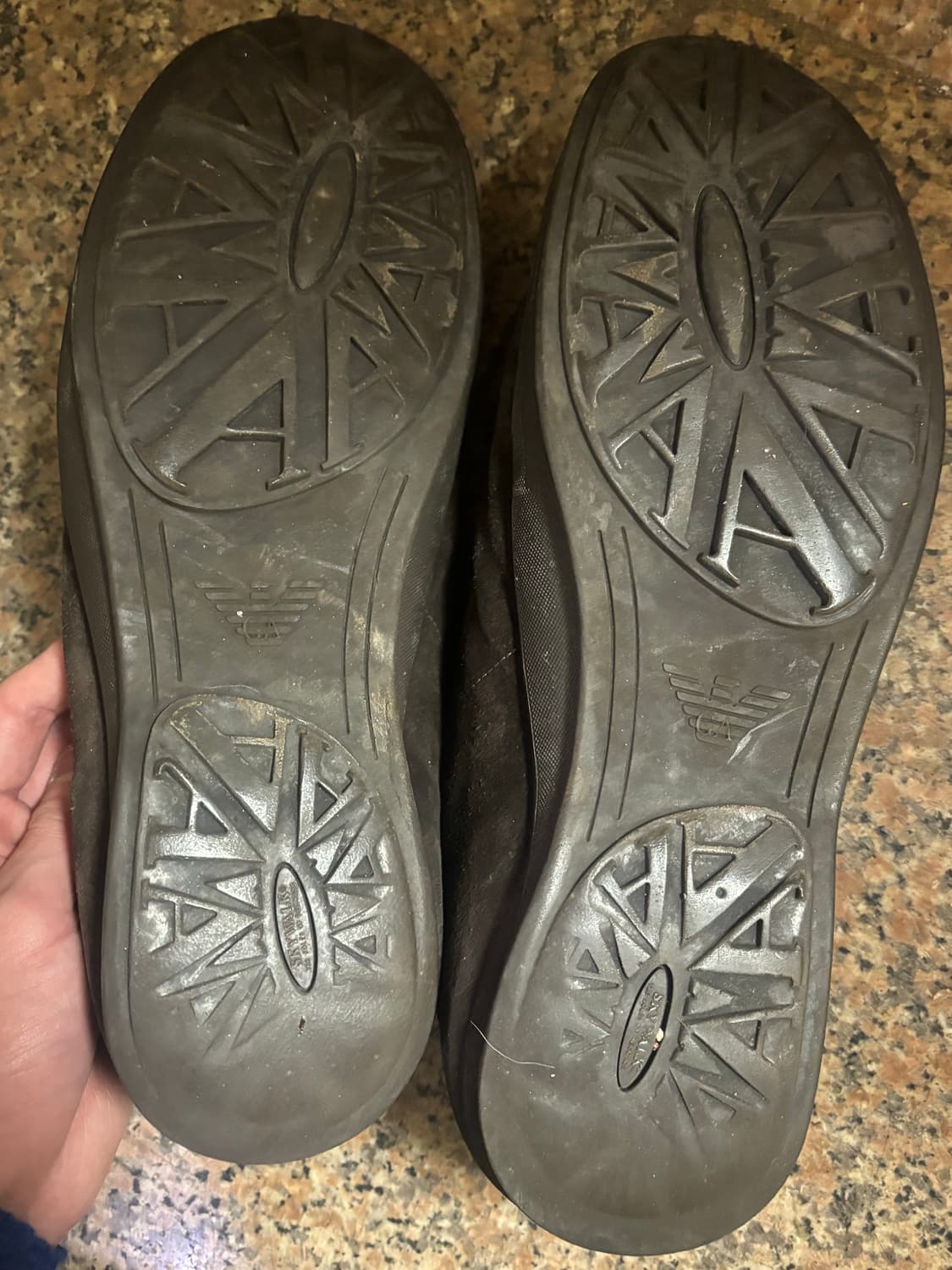 엠포리오 아르마니 브라운 스니커즈 43 상품이미지3