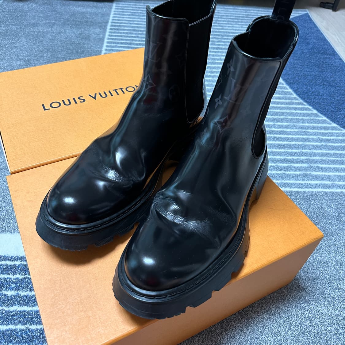 Louis Vuitton 루이비통 모노그램 첼시부츠44 상품이미지5