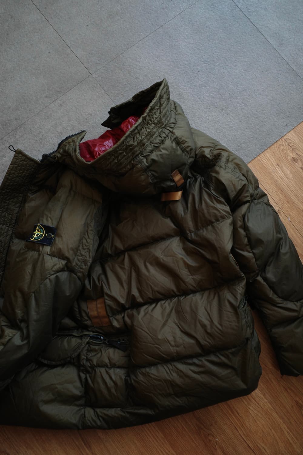 08aw 스톤아일랜드 nylon tela opaque 다운 자켓 상품이미지6