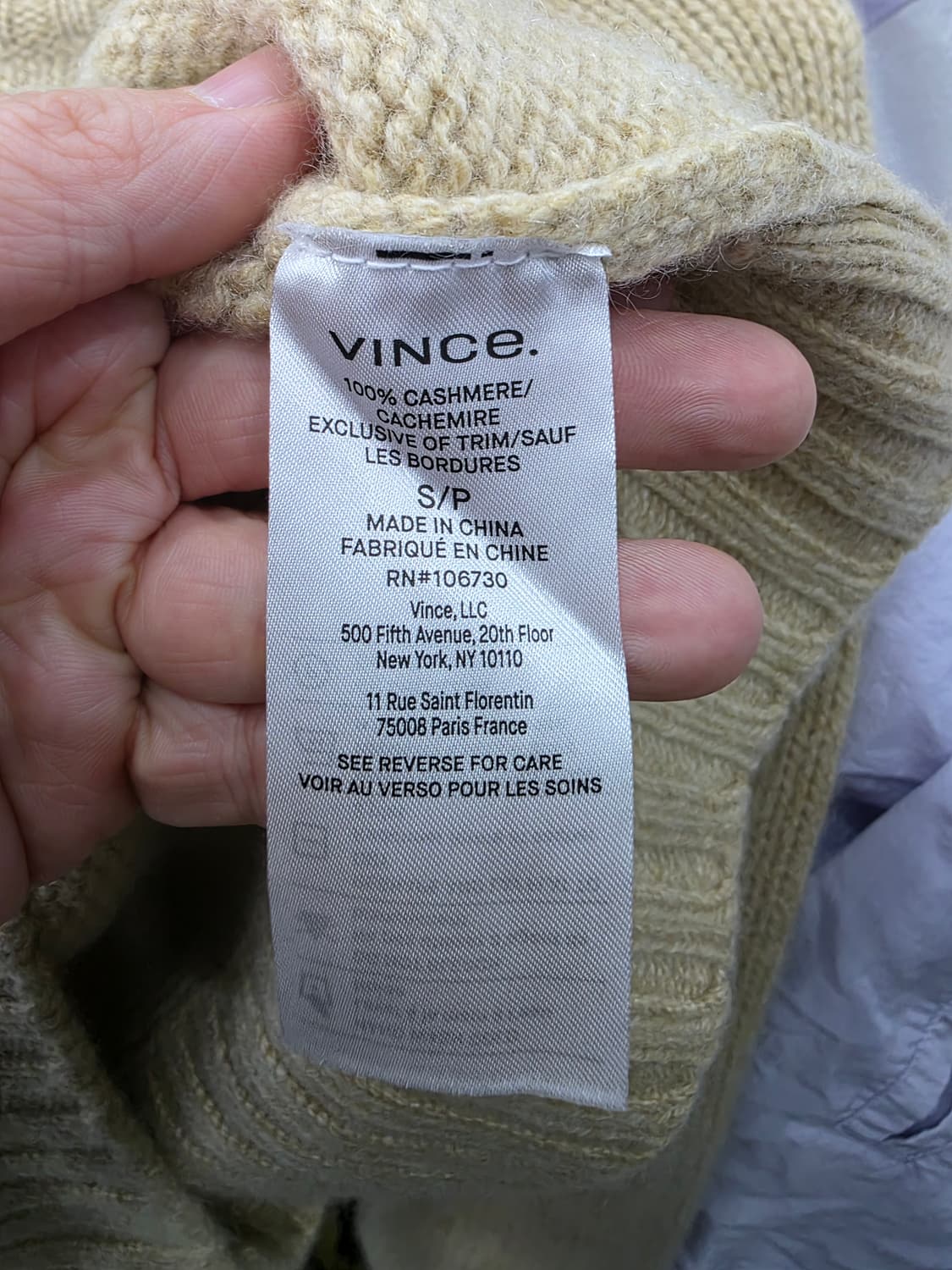 빈스 여성 캐시미어 니트 상품이미지4