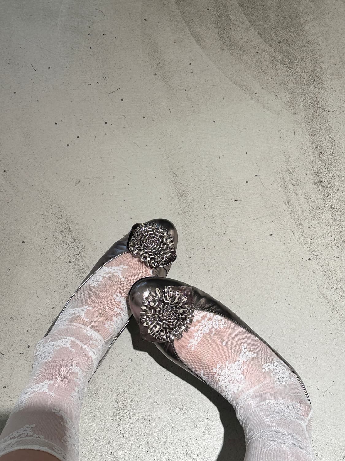 Balenciaga Paris vintage flower flats 상품이미지6
