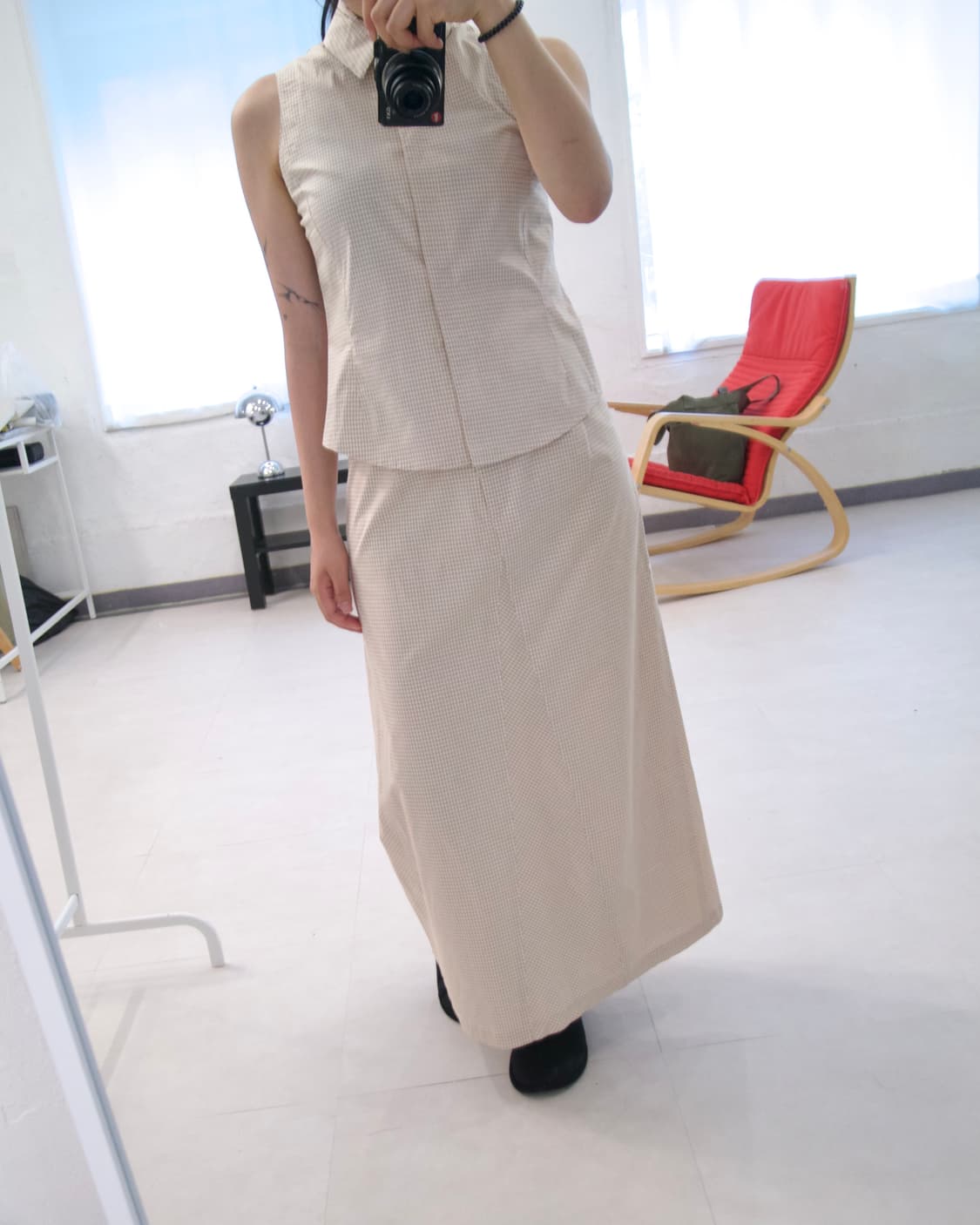 [TUTTO POPOLO] check pattern set up 상품이미지2