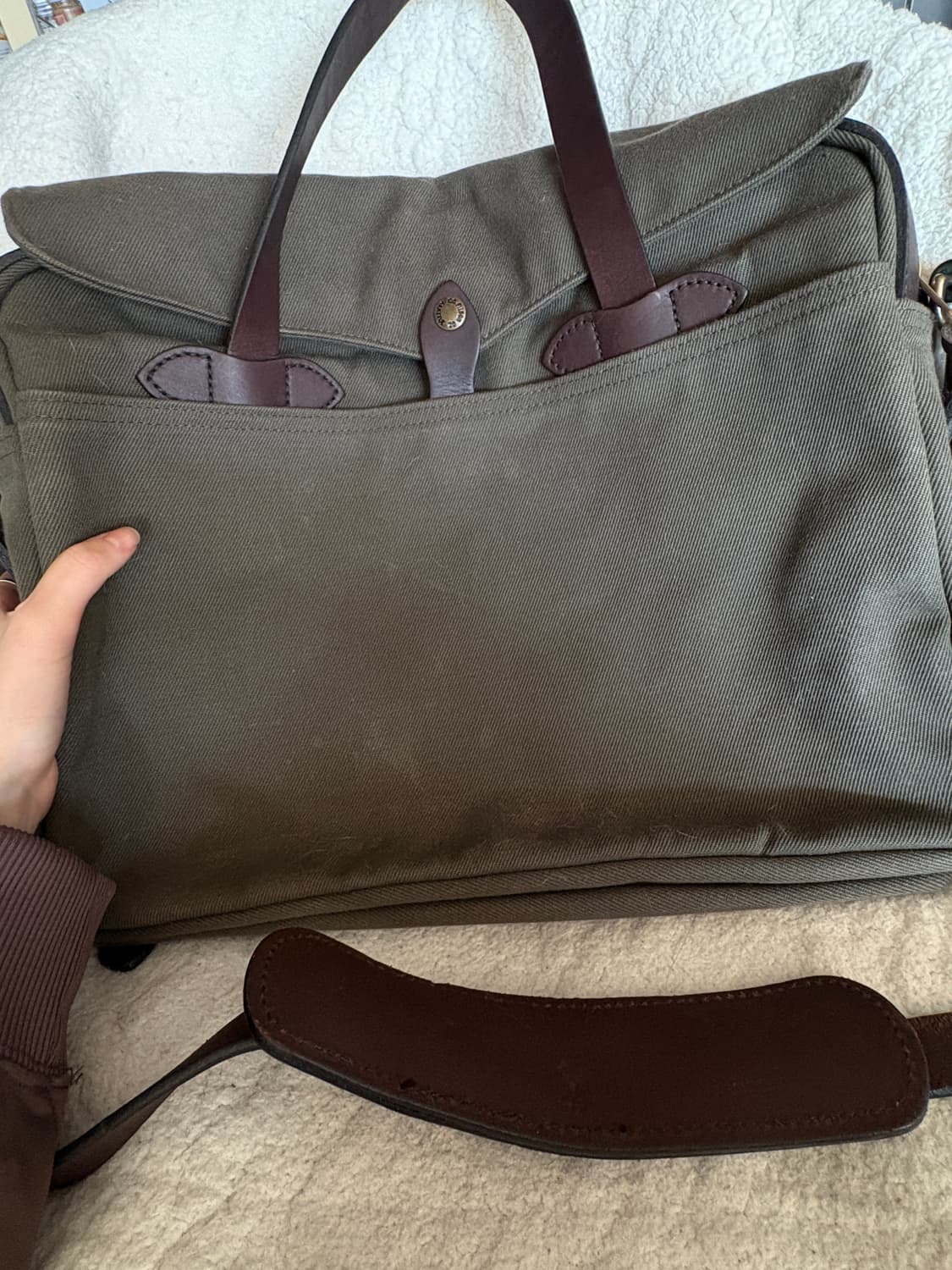 필슨 FILSON 브리프케이스 256 올리브 상품이미지3
