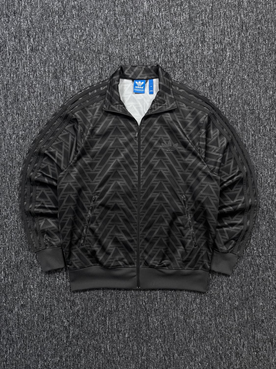 아디다스 파이어버드 블랙 패턴 트랙탑 상품이미지3