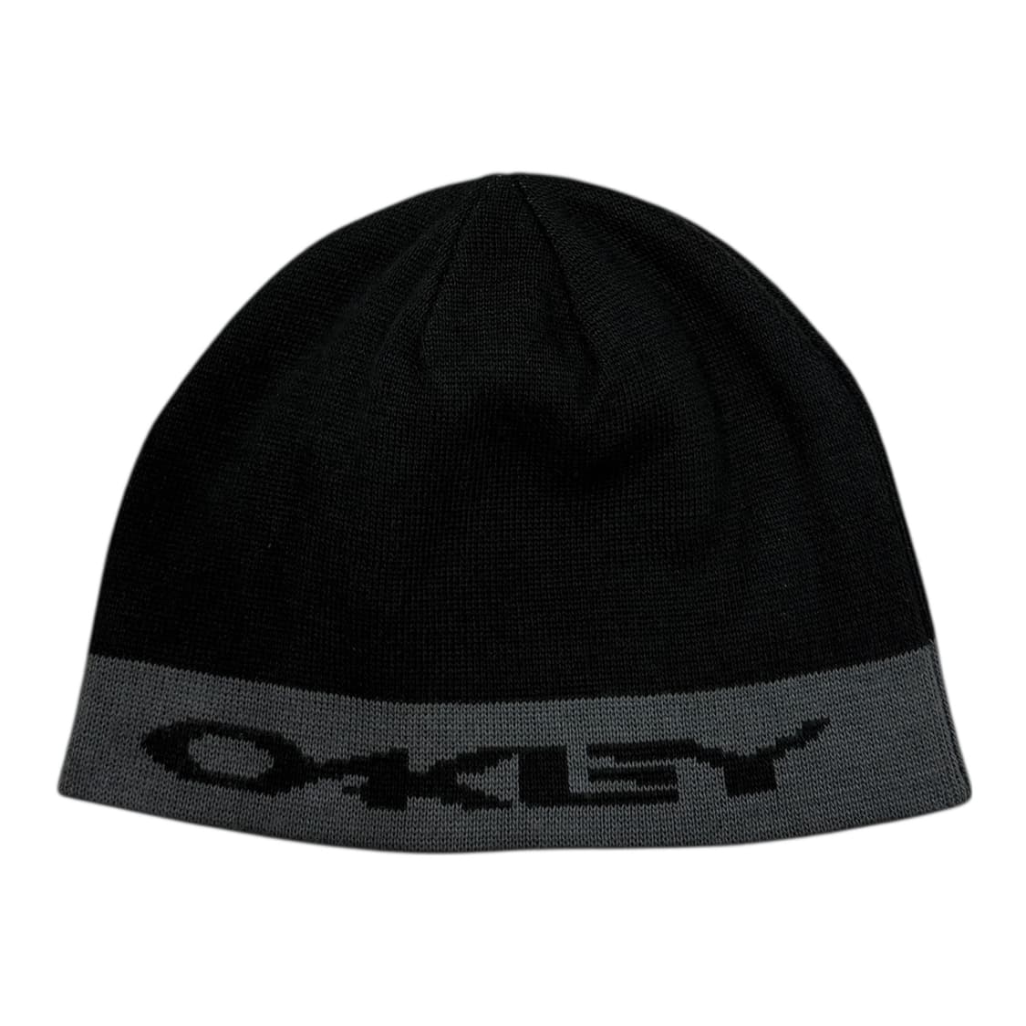 오클리 빈티지 Y2K 아이콘 아크릴 비니 모자 블랙 상품이미지2