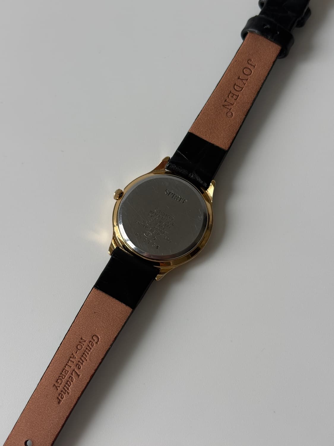 세이코 1990년대 Spirit 로만 인덱스 골드 쿼츠 여성 상품이미지5