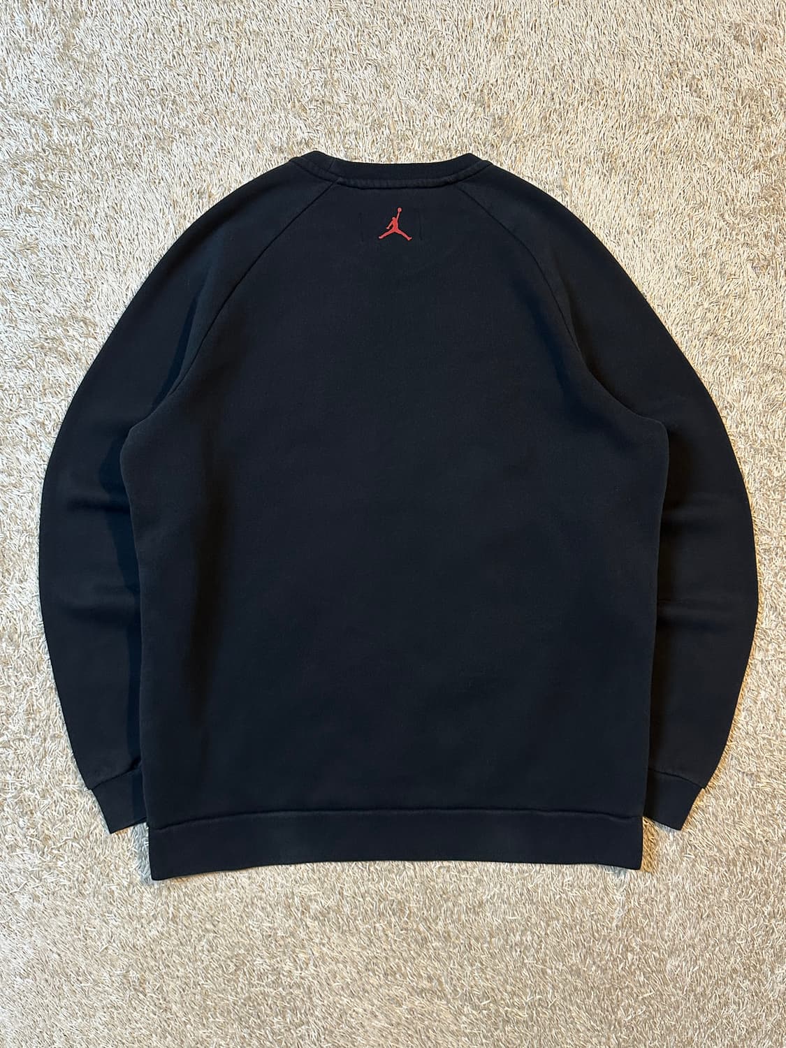 나이키 조던 AIR JORDAN 프린팅 기모 맨투맨 블랙 상품이미지3