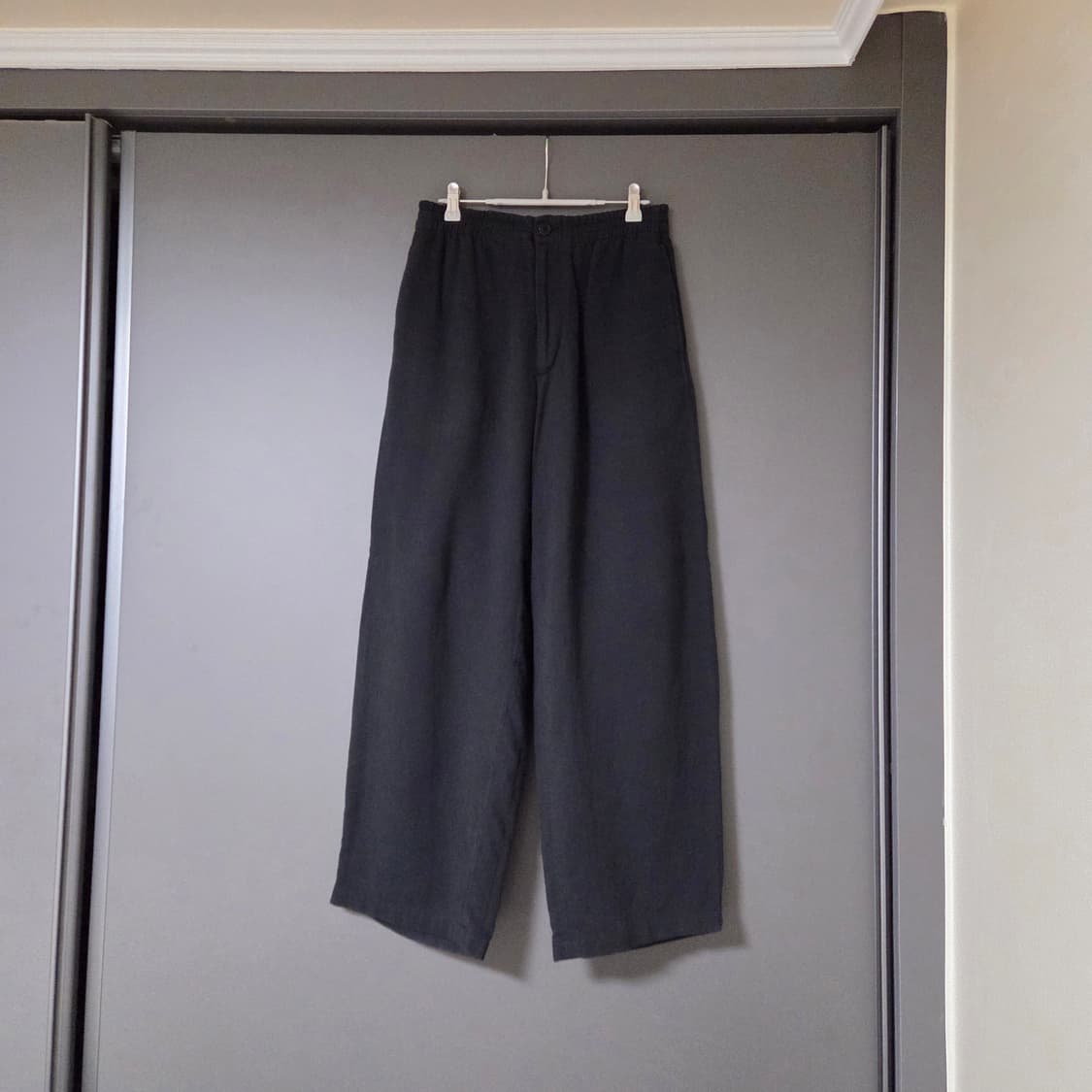 [3] 브라운야드 이지팬츠 블랙 / 밴딩 브야 니트 팬츠 상품이미지1