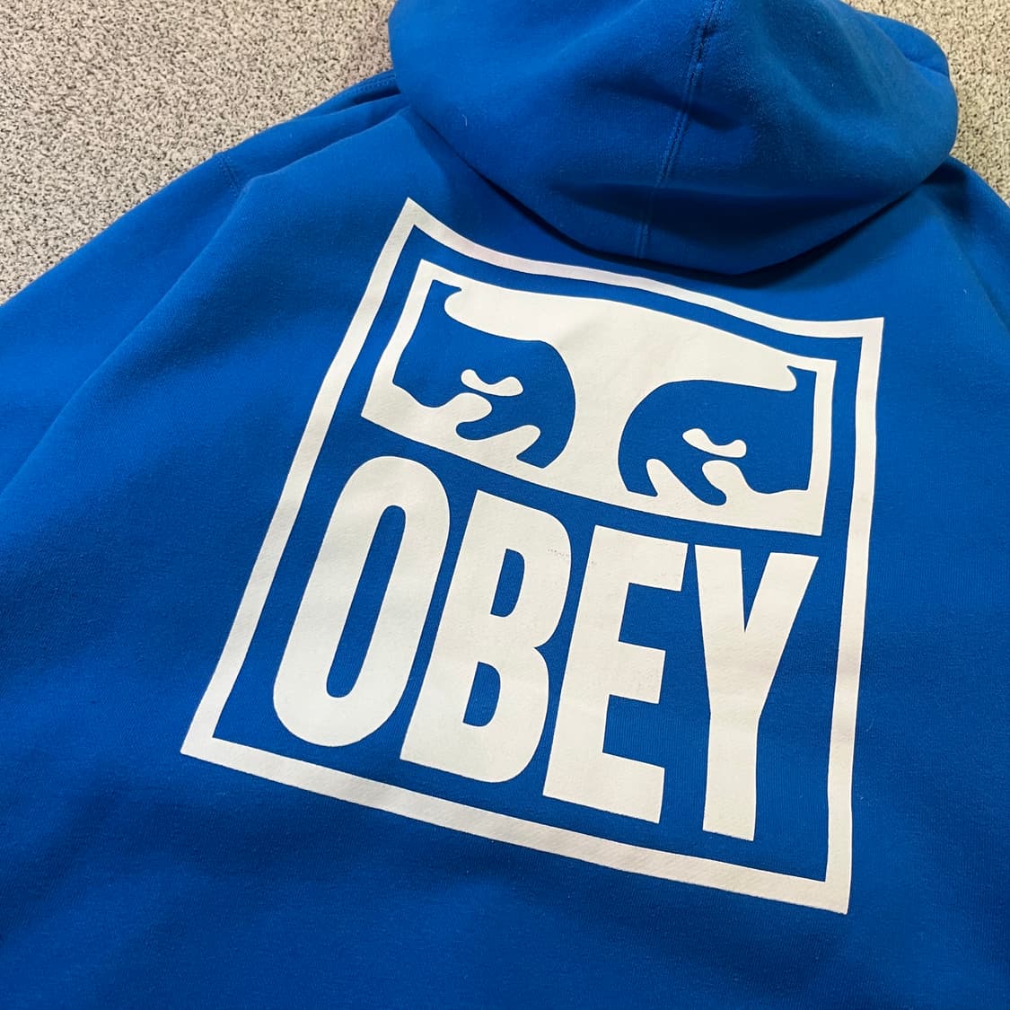 오베이 빅로고 후드티 상품이미지3