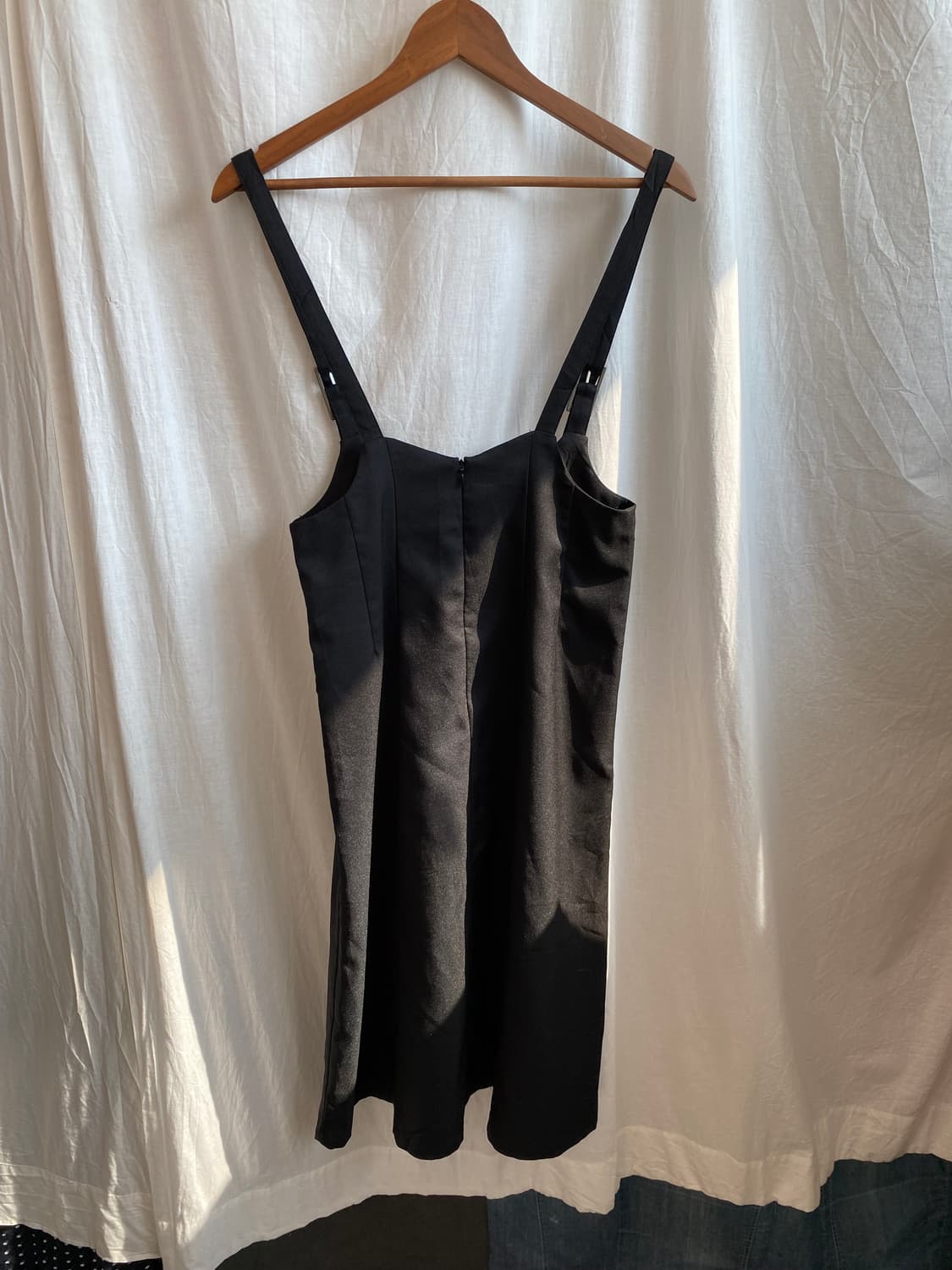 COLZA 블랙 서스펜더 원피스(M) 상품이미지6