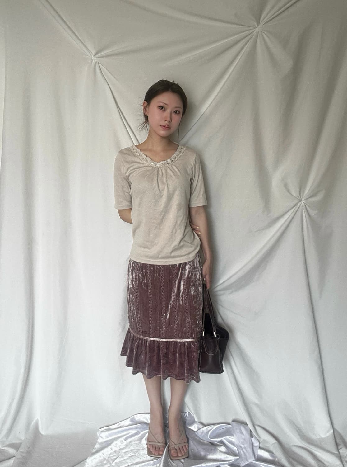 레이스 티셔츠 상품이미지4