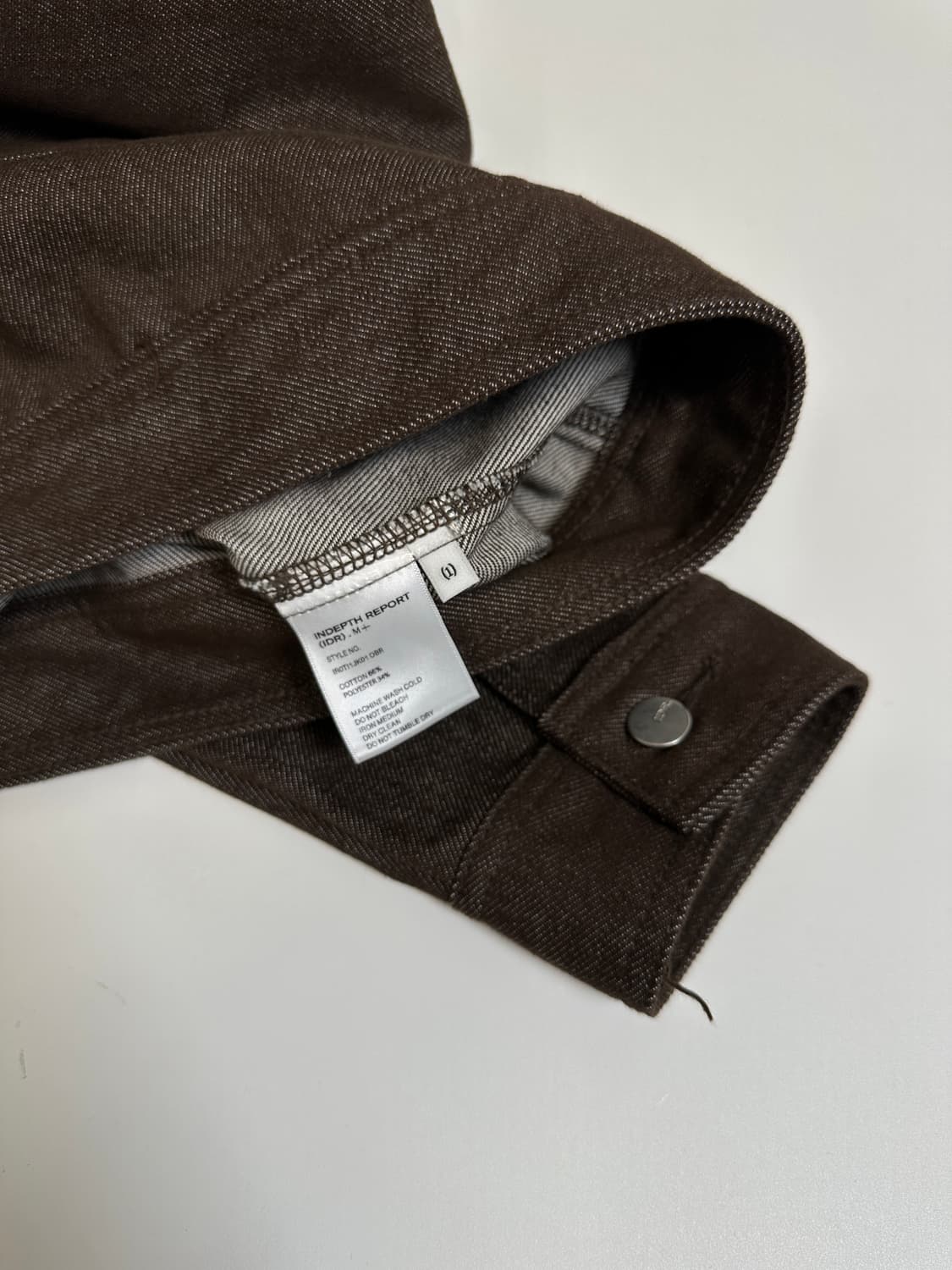 IDR x 메르고 브라운 트러커 자켓 (1) 상품이미지4