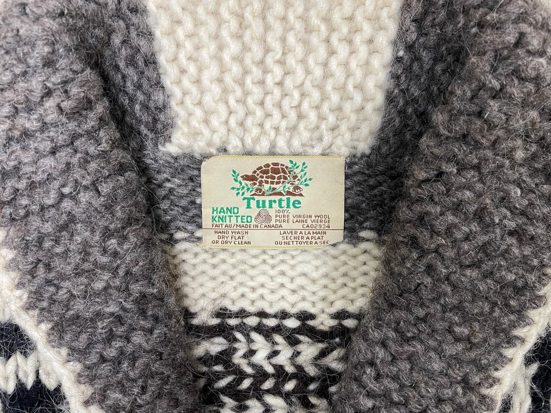 100) 터틀 핸드메이드 썬더버드 울 코위찬(캐나다제)RRL&LVC&폴로 상품이미지3