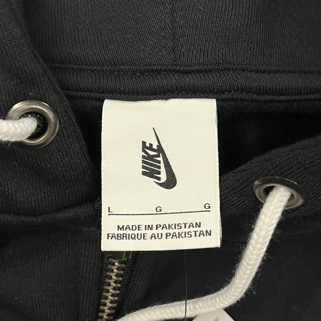 [정품/L] 나이키 블랙 후드 집업 nrg b15 상품이미지5